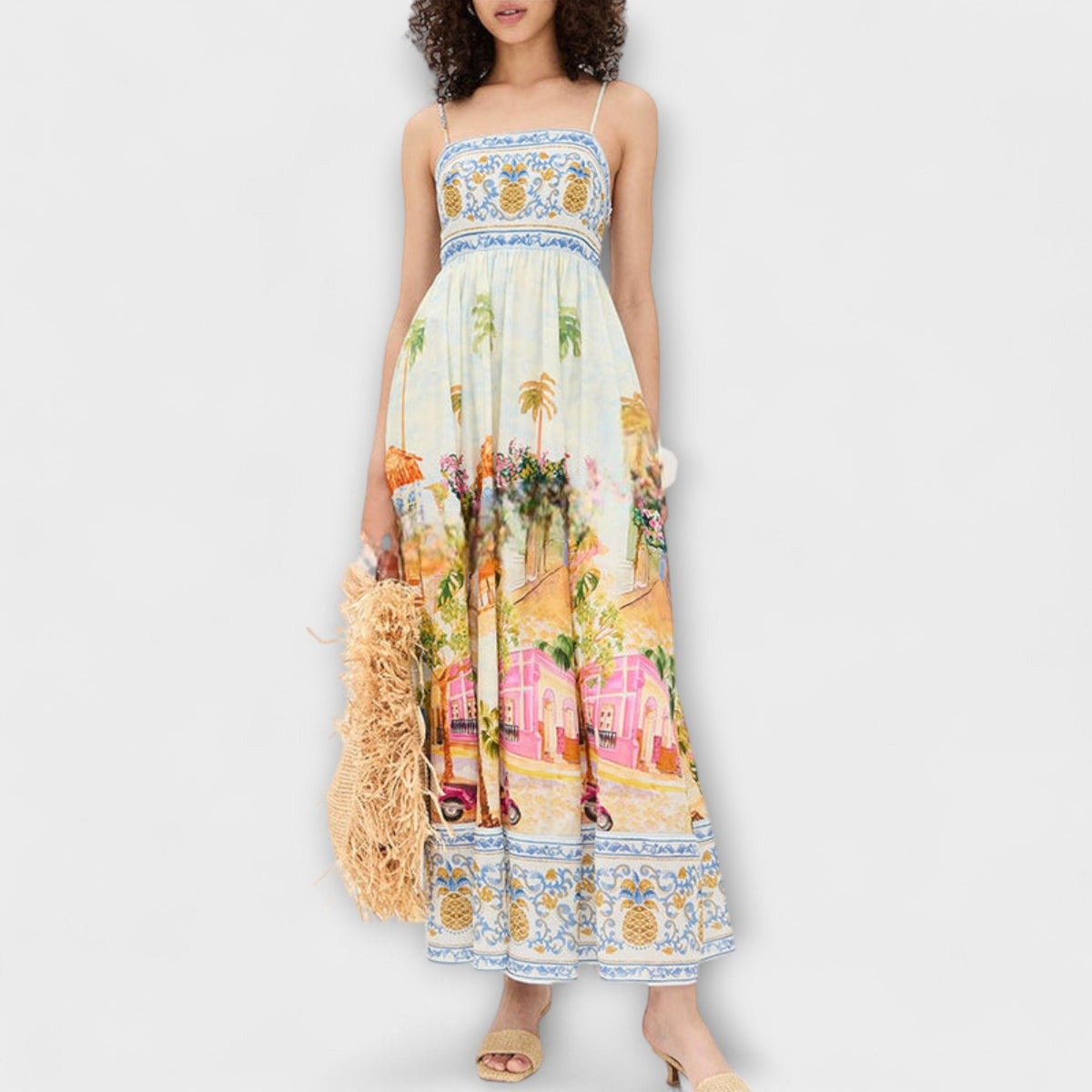 Lumen - Vestido Maxi Multicolor Aracati