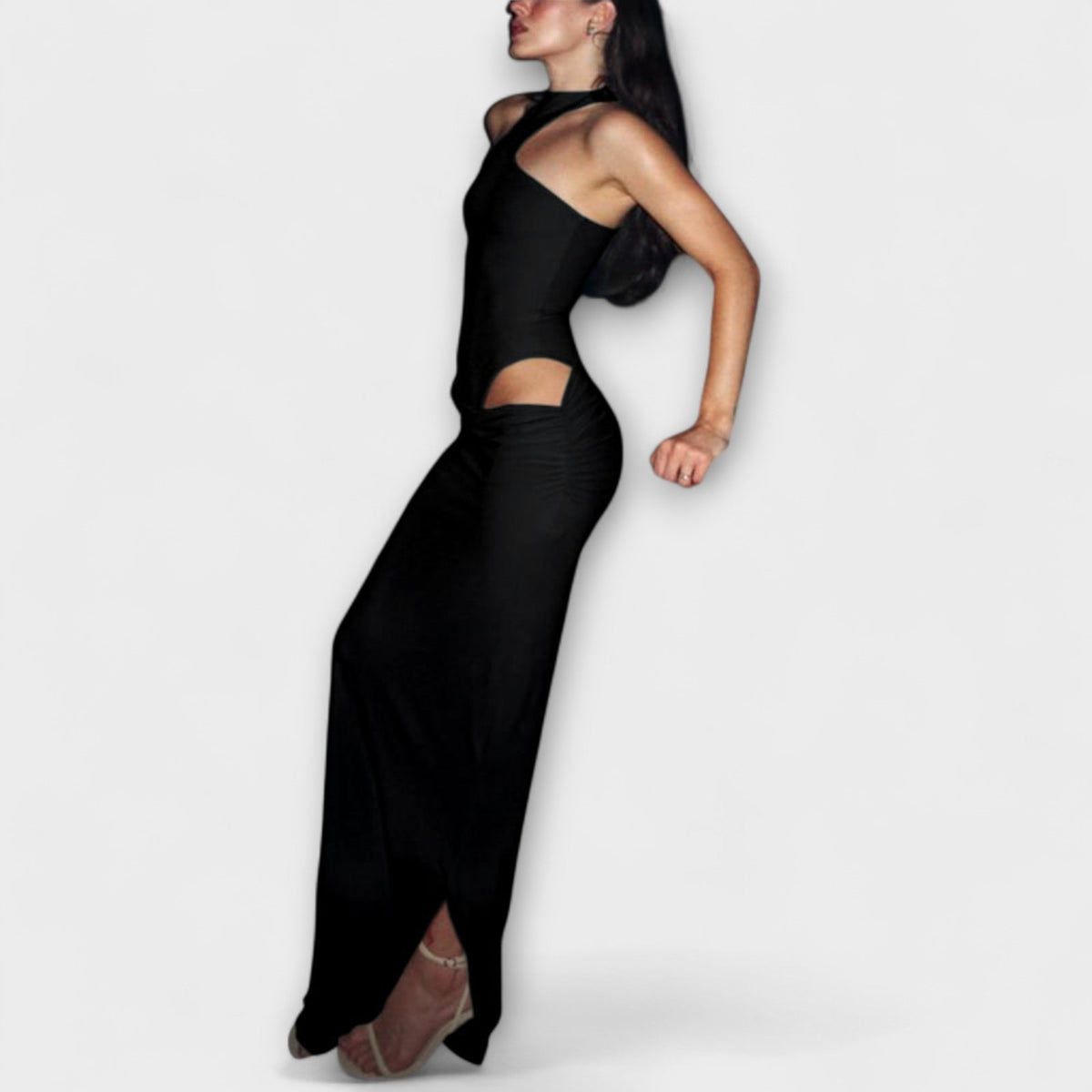 Minna - Vestidos sin mangas con escote