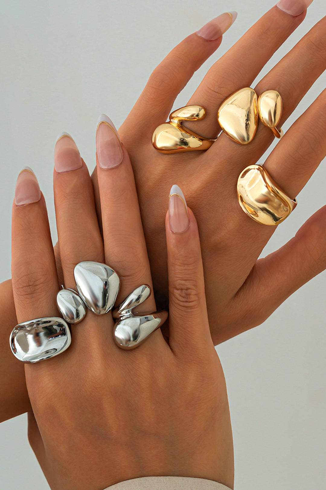 Anillos de Metal Irregulares