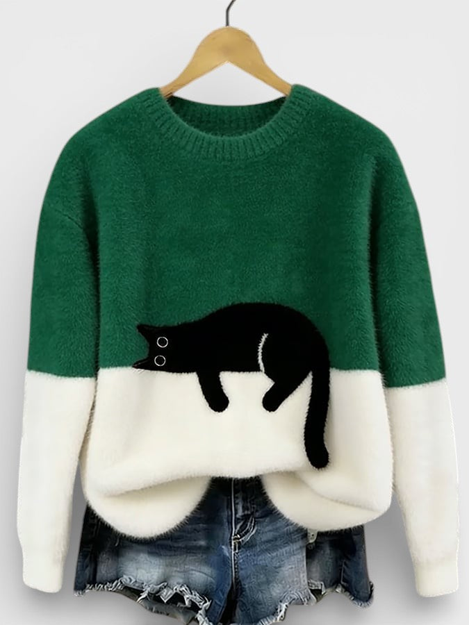 Verónica™ | Sudadera con Gráfico de Gato