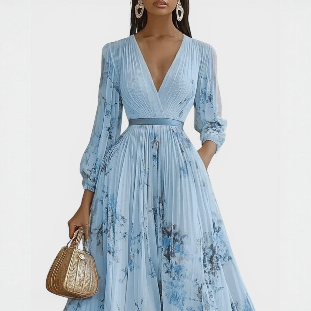 Franka | Vestido plisado elegante