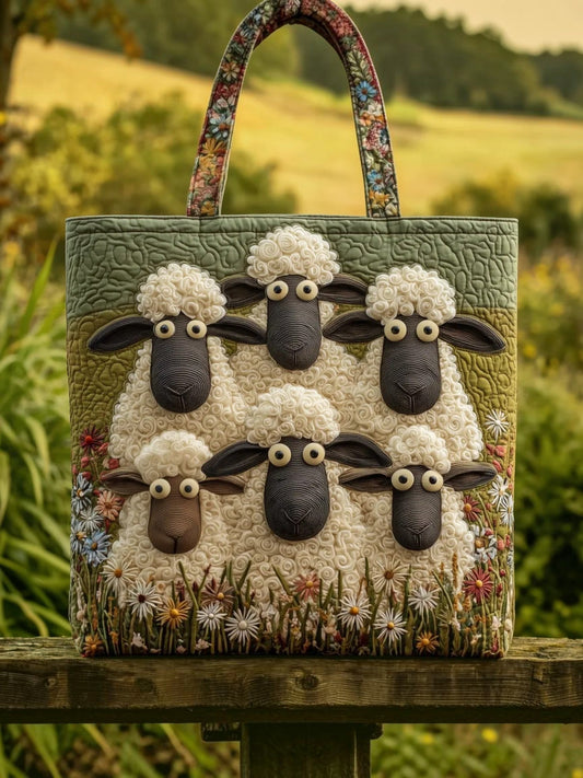 Cinco Ovejas | Bolso Artesanal Acolchado