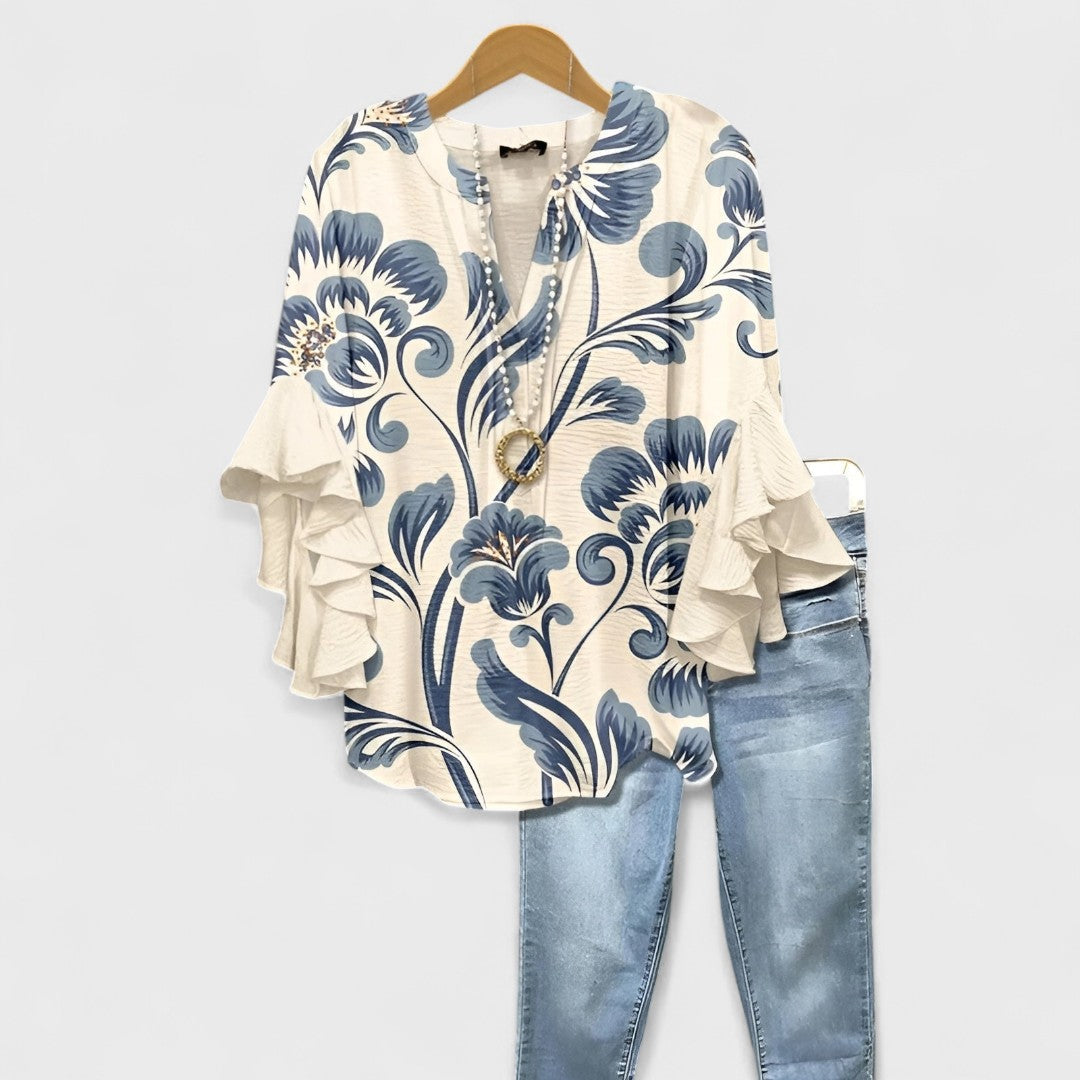 Elisabet - Blusa de verano ajustable