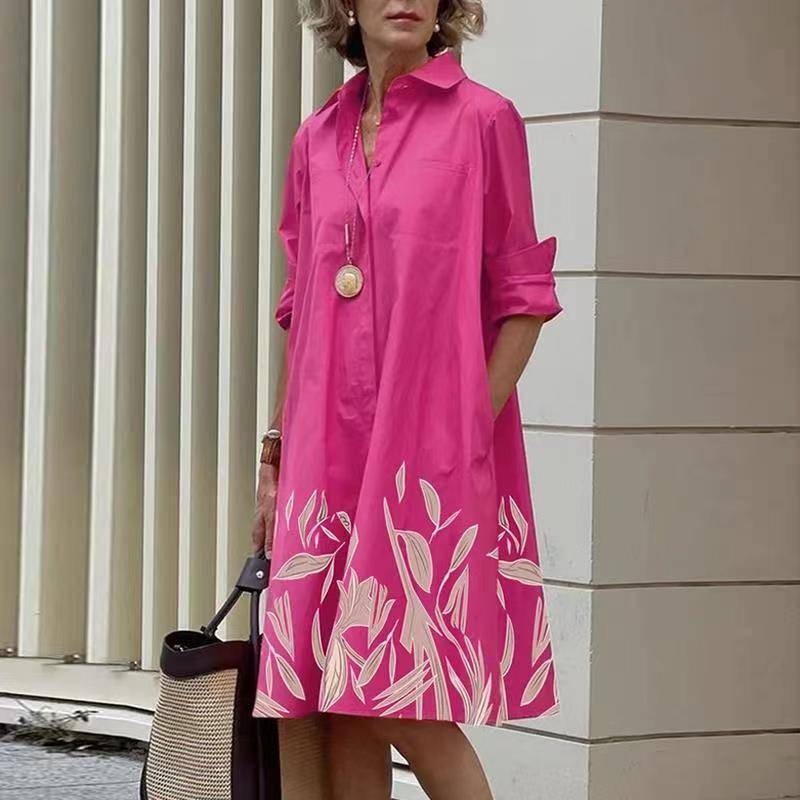 Ropa moderna con cuello y mangas tres cuartos