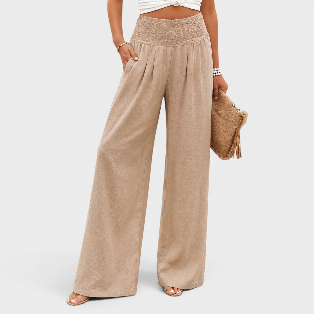 Aileen - Pantalones Anchos de Playa