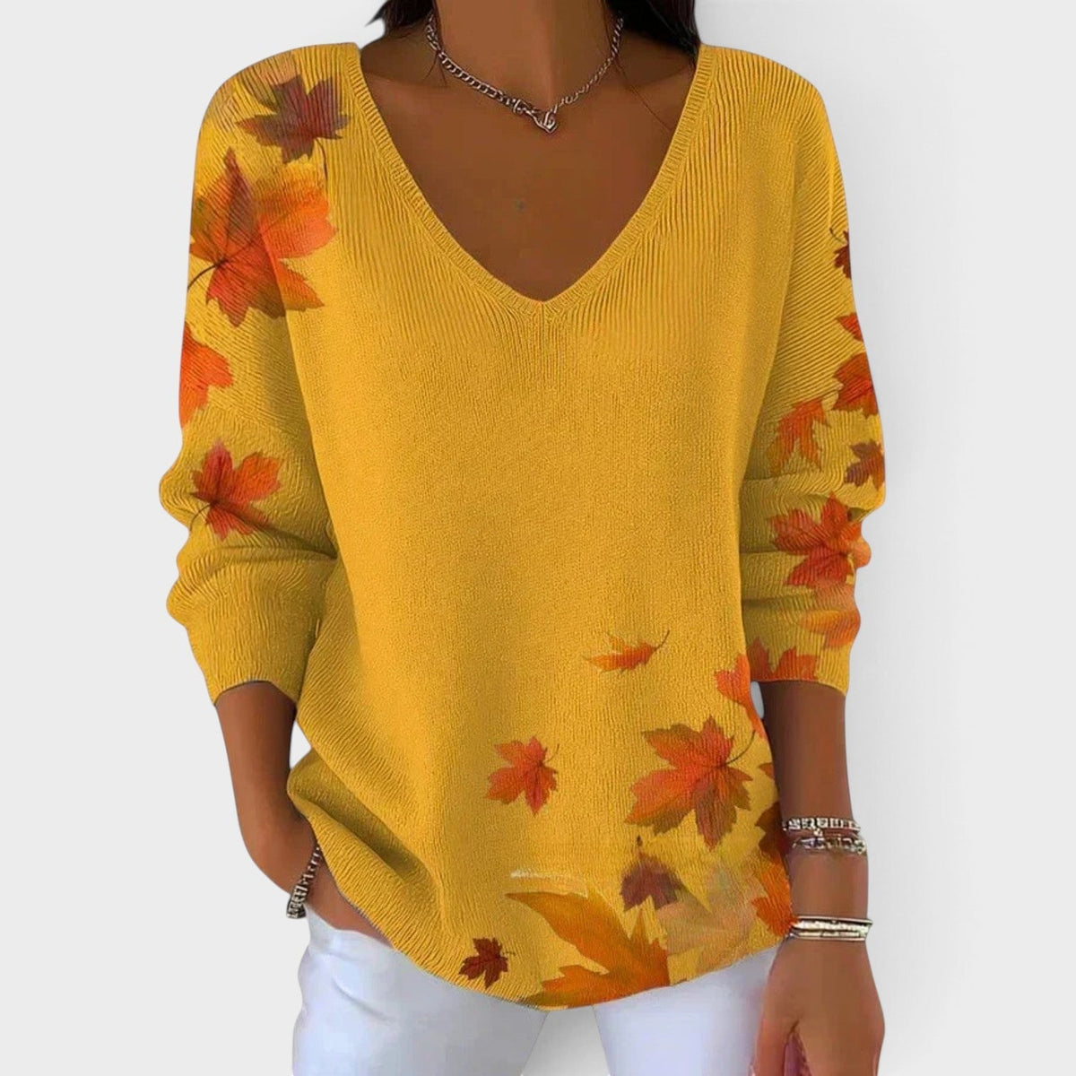 Antonia™ | Suéter Elegante de Cuello en V