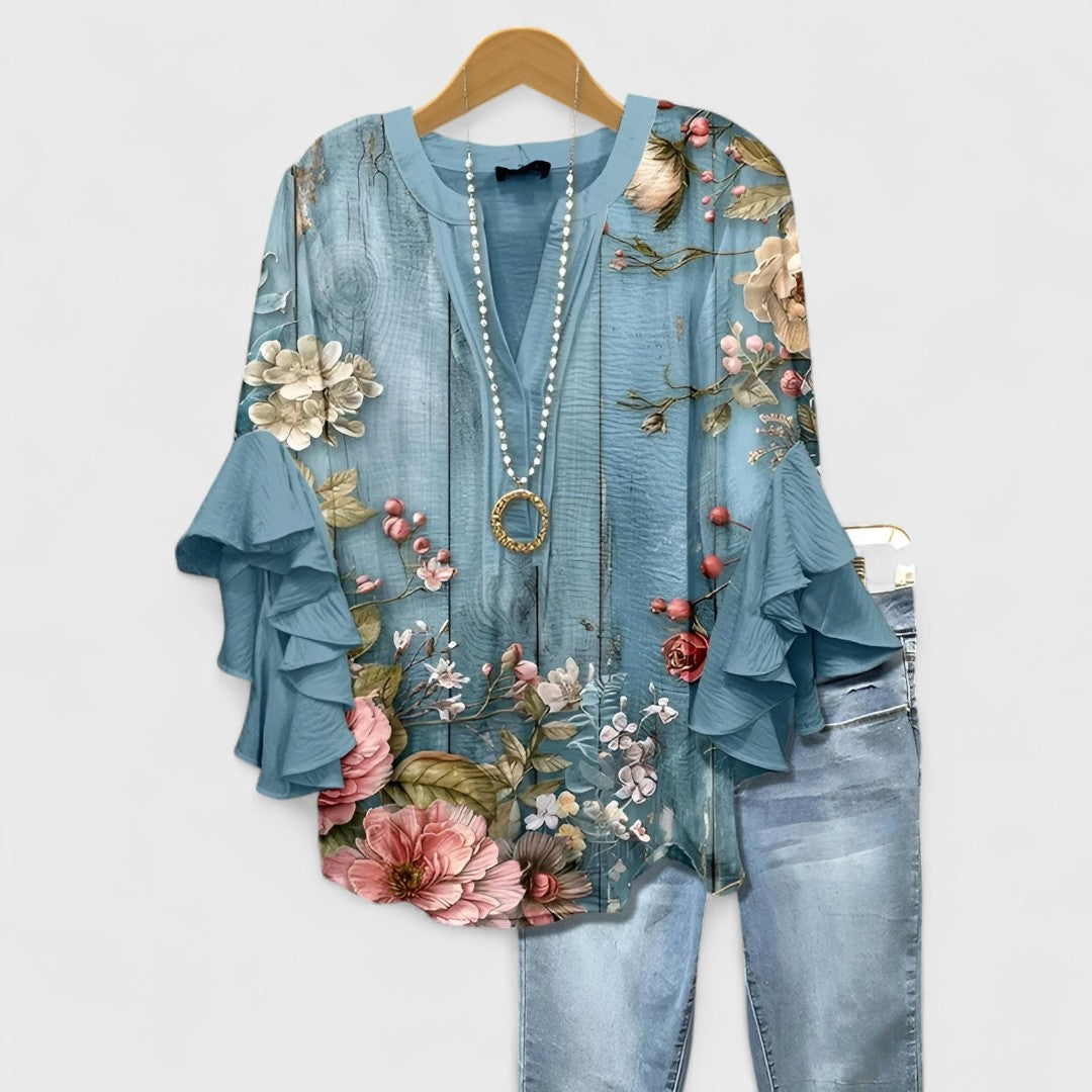 Elisabet - Blusa de verano ajustable
