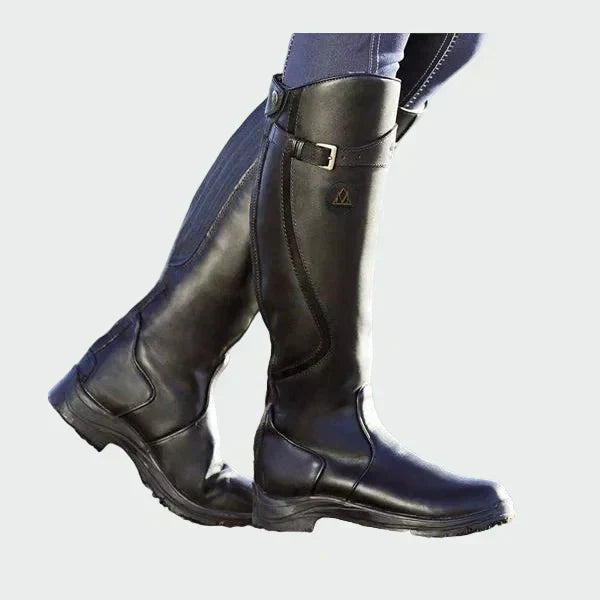 Maribela - Botas de equitación de cuero para mujeres