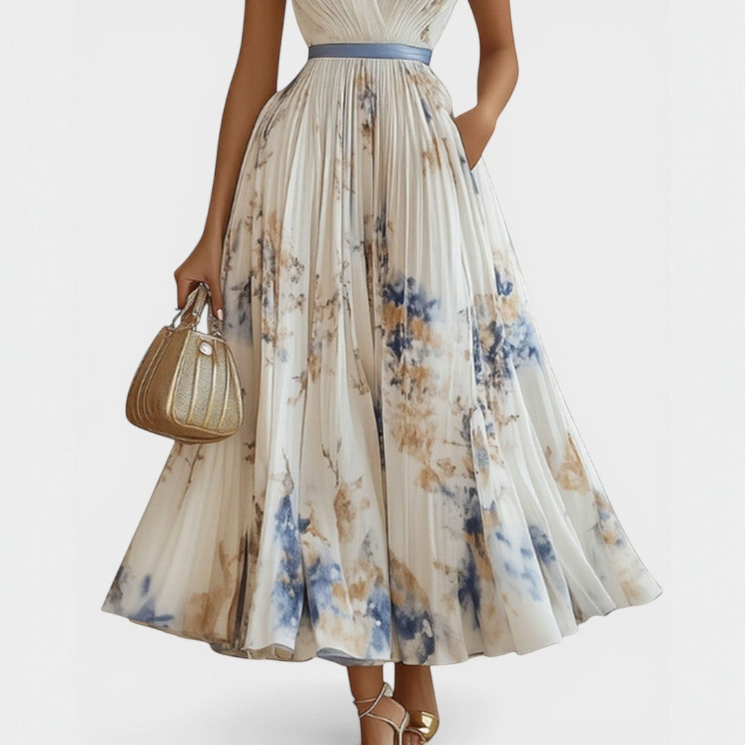 Franka | Vestido plisado elegante
