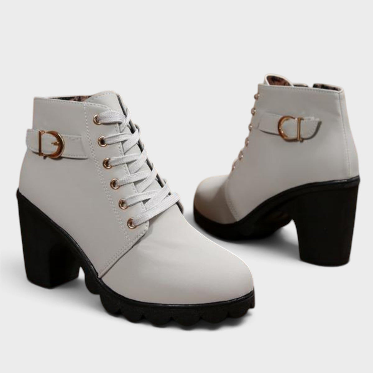 Anselma™ | Botas Cortas Chic con Hebilla