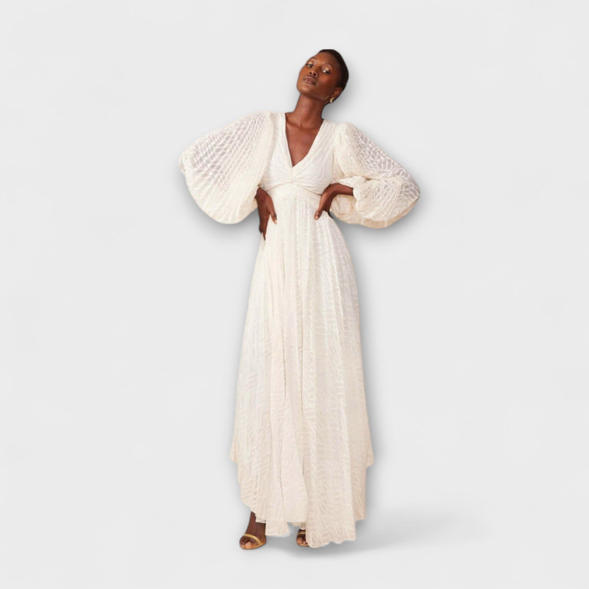 Elsa - Vestidos Maxi Crema de Alegoría