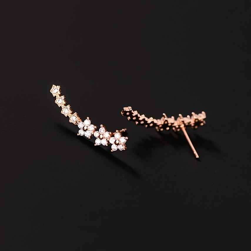 Gloria™ | Pendientes Florales Atemporales
