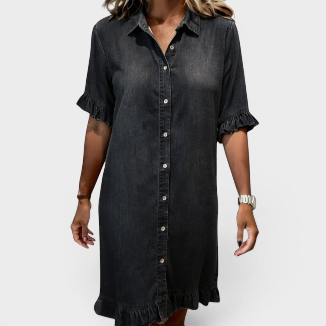 Camille™ | Vestido elegante de denim