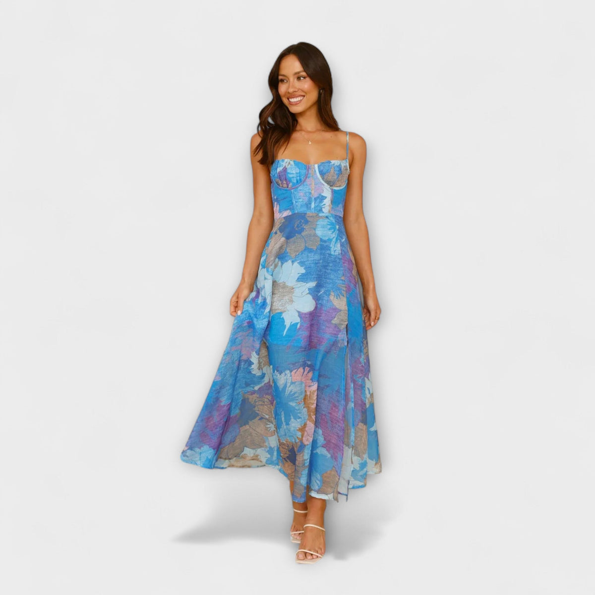 Audrey - Vestido de estampado floral para mujeres - Elegante y atractivo
