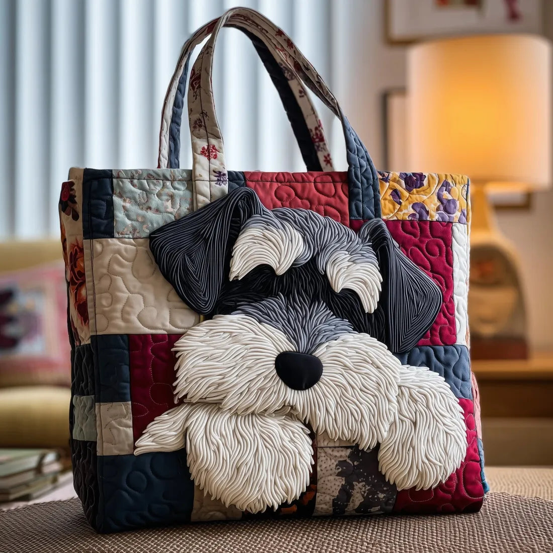 Schnauzer | Bolso Artesanal Acolchado
