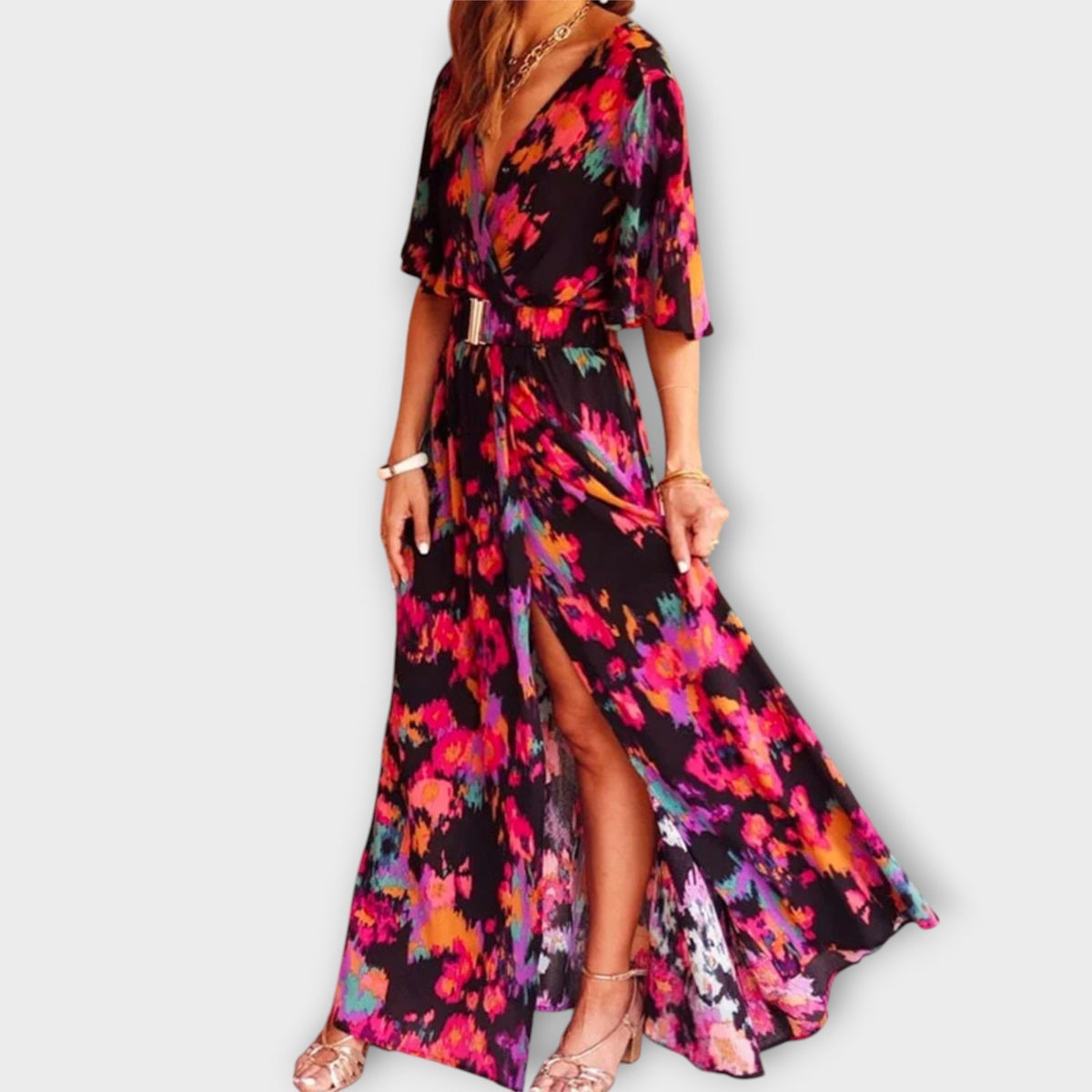 Sabine - Vestidos maxi elegantes de diseño casual