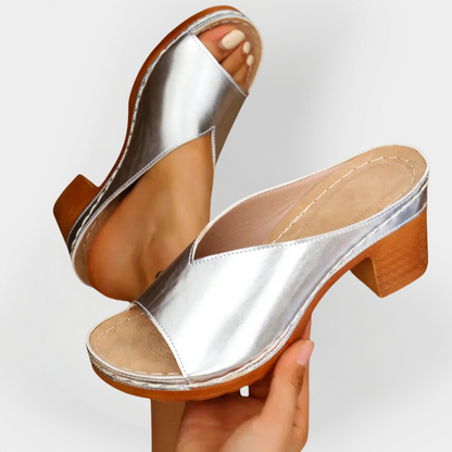 Sandalias Ortopédicas con Tacón Alto