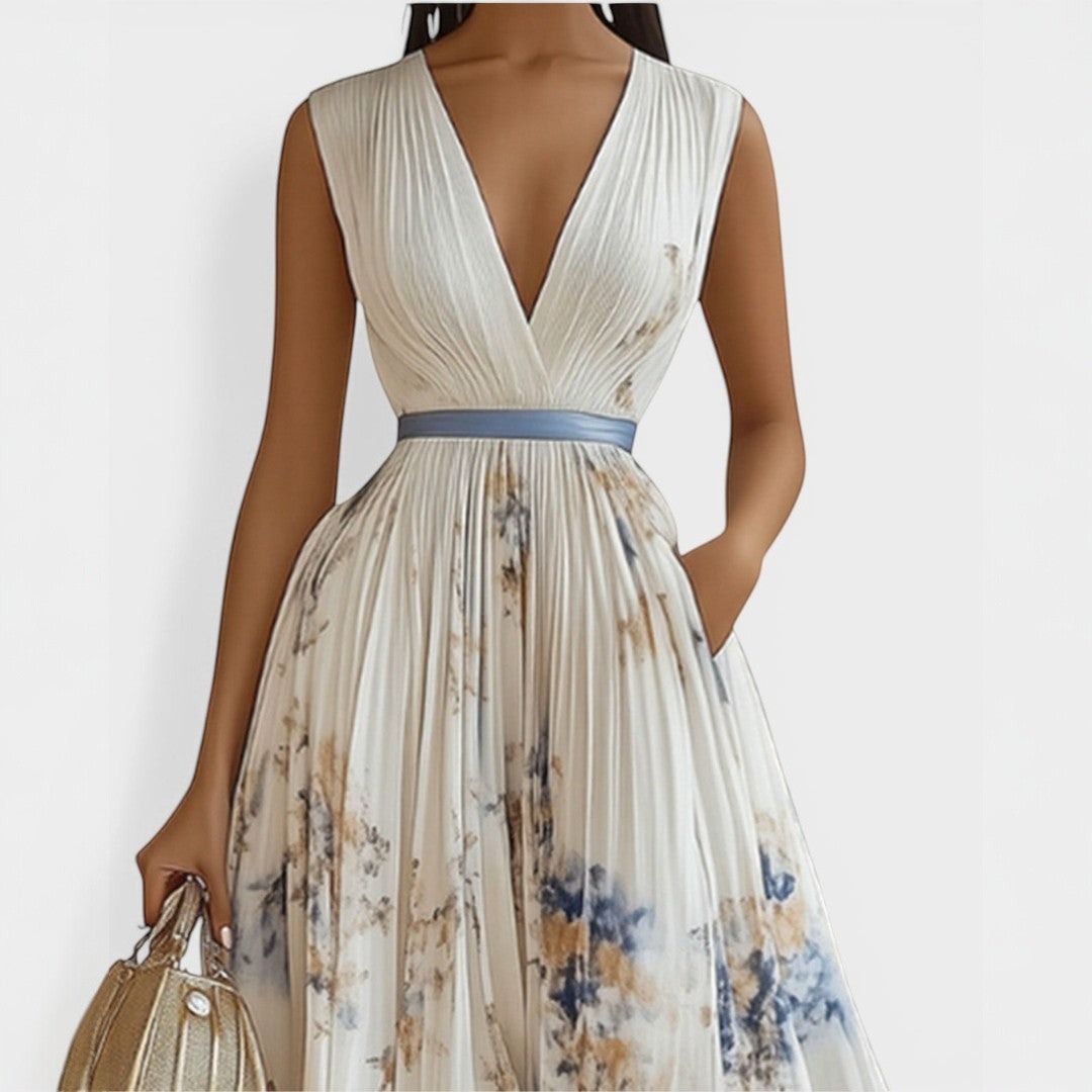 Franka | Vestido plisado elegante