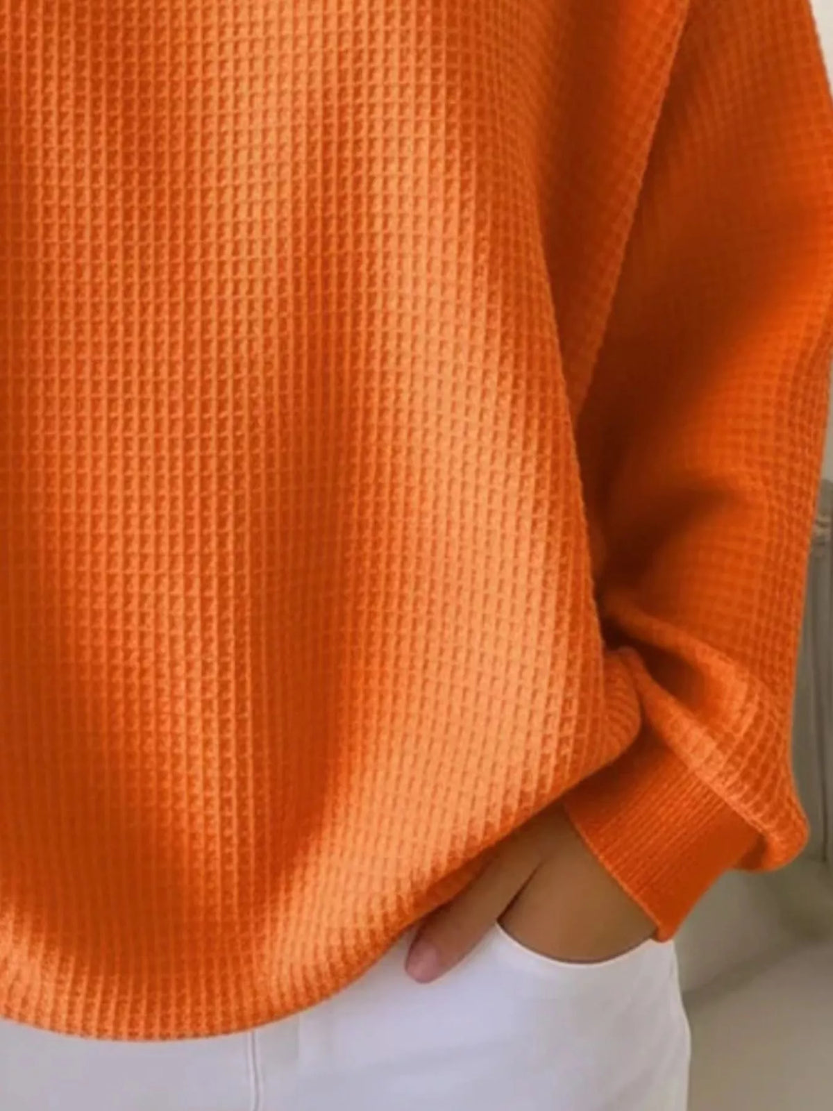 Adelina™ | Top de Tejido Waffle