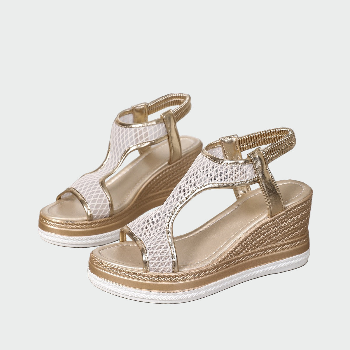Sandalias ortopédicas elegantes para mujeres con plataforma