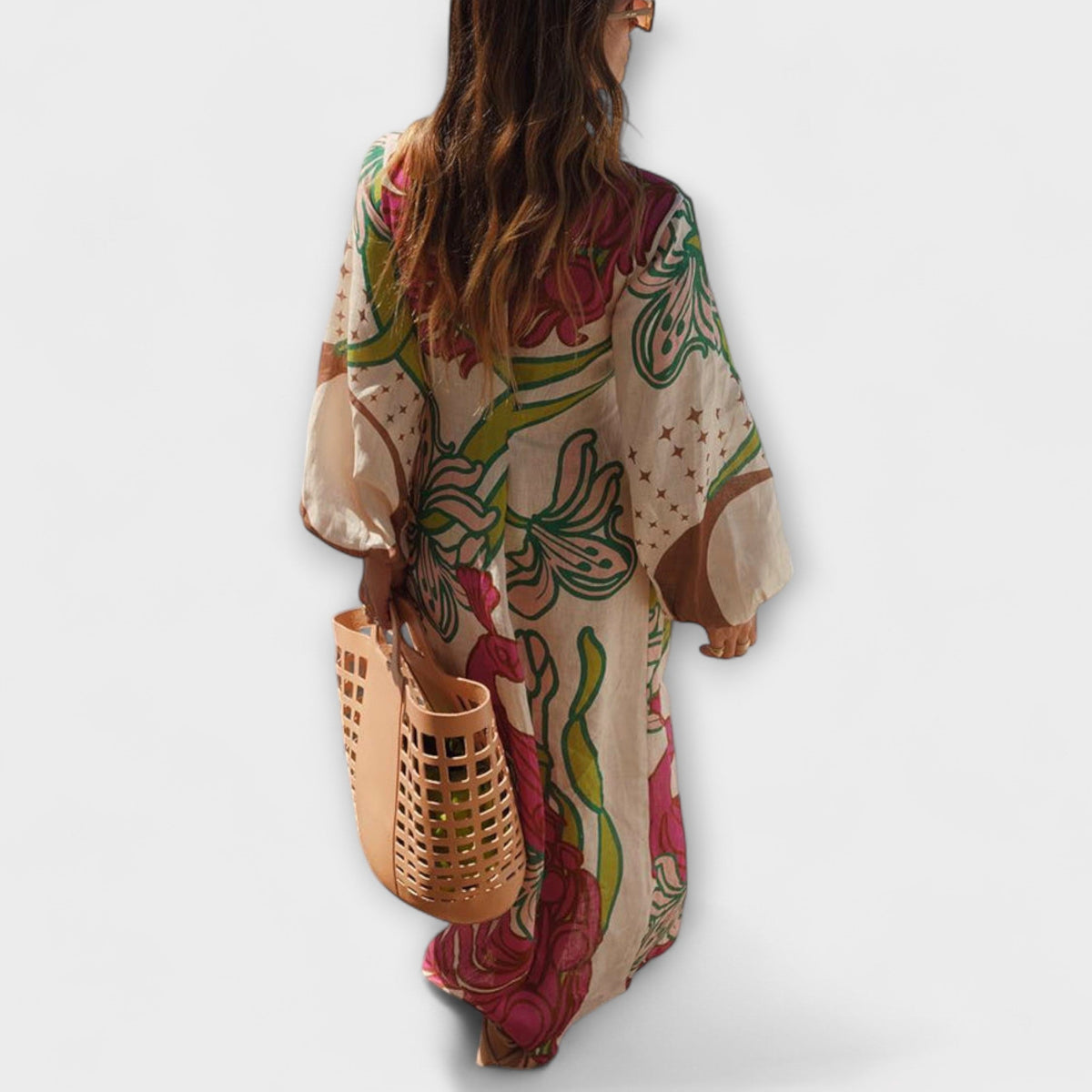 Tracey - Vestido maxi con cintura