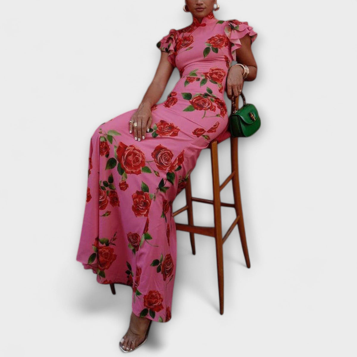 Blanka - Vestido maxi con motivo floral