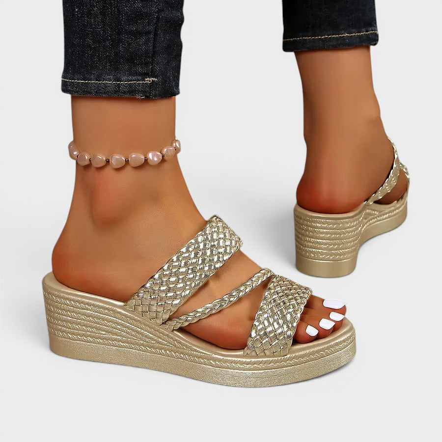 Simone | Sandalias con plataforma cómodas