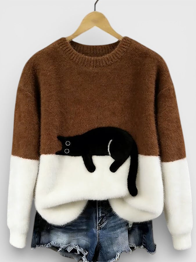 Verónica™ | Sudadera con Gráfico de Gato