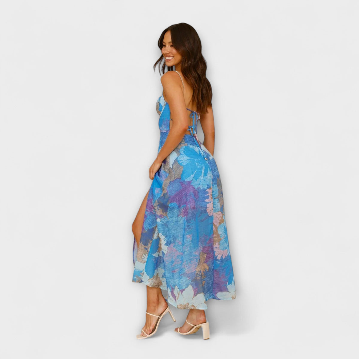 Audrey - Vestido de estampado floral para mujeres - Elegante y atractivo
