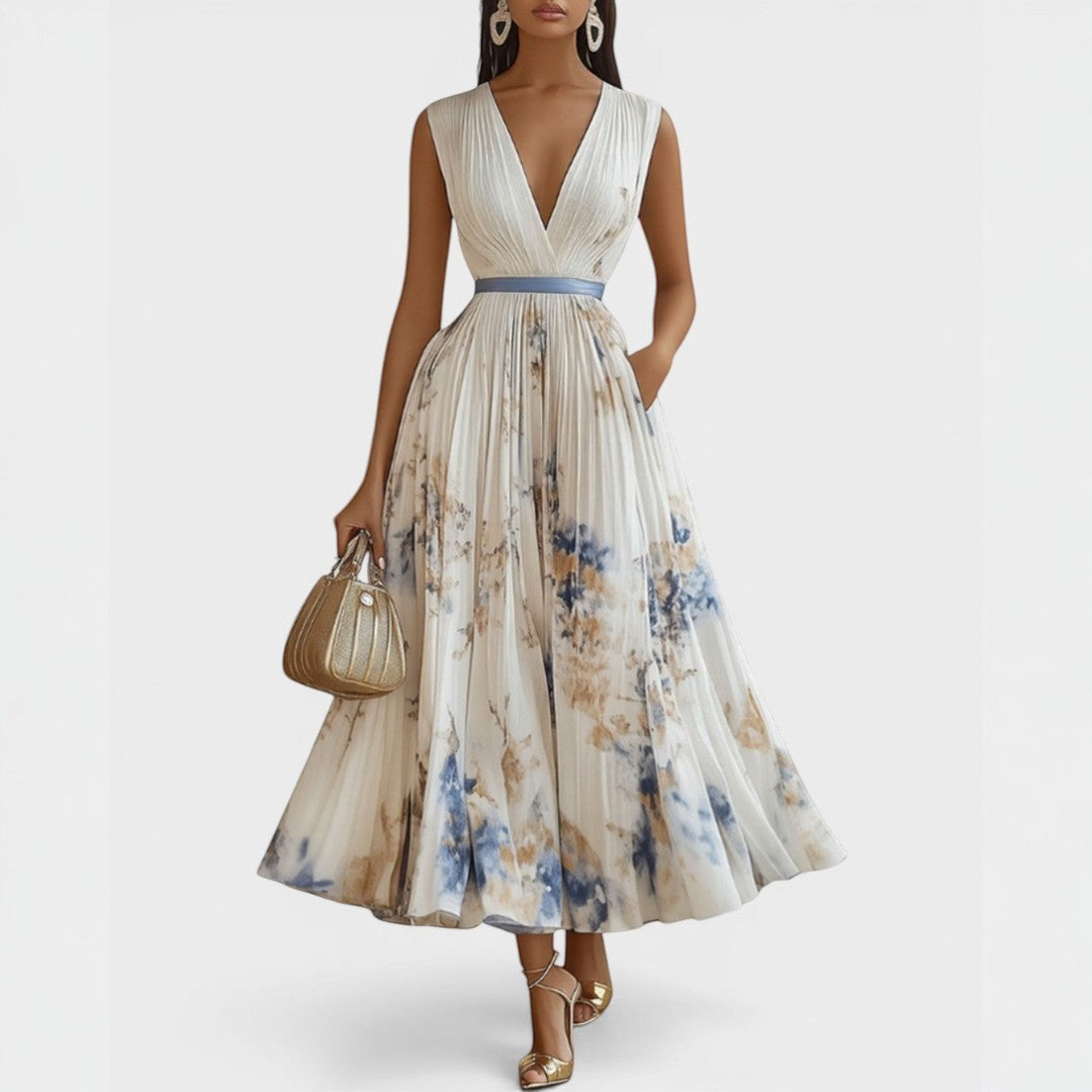 Franka | Vestido plisado elegante