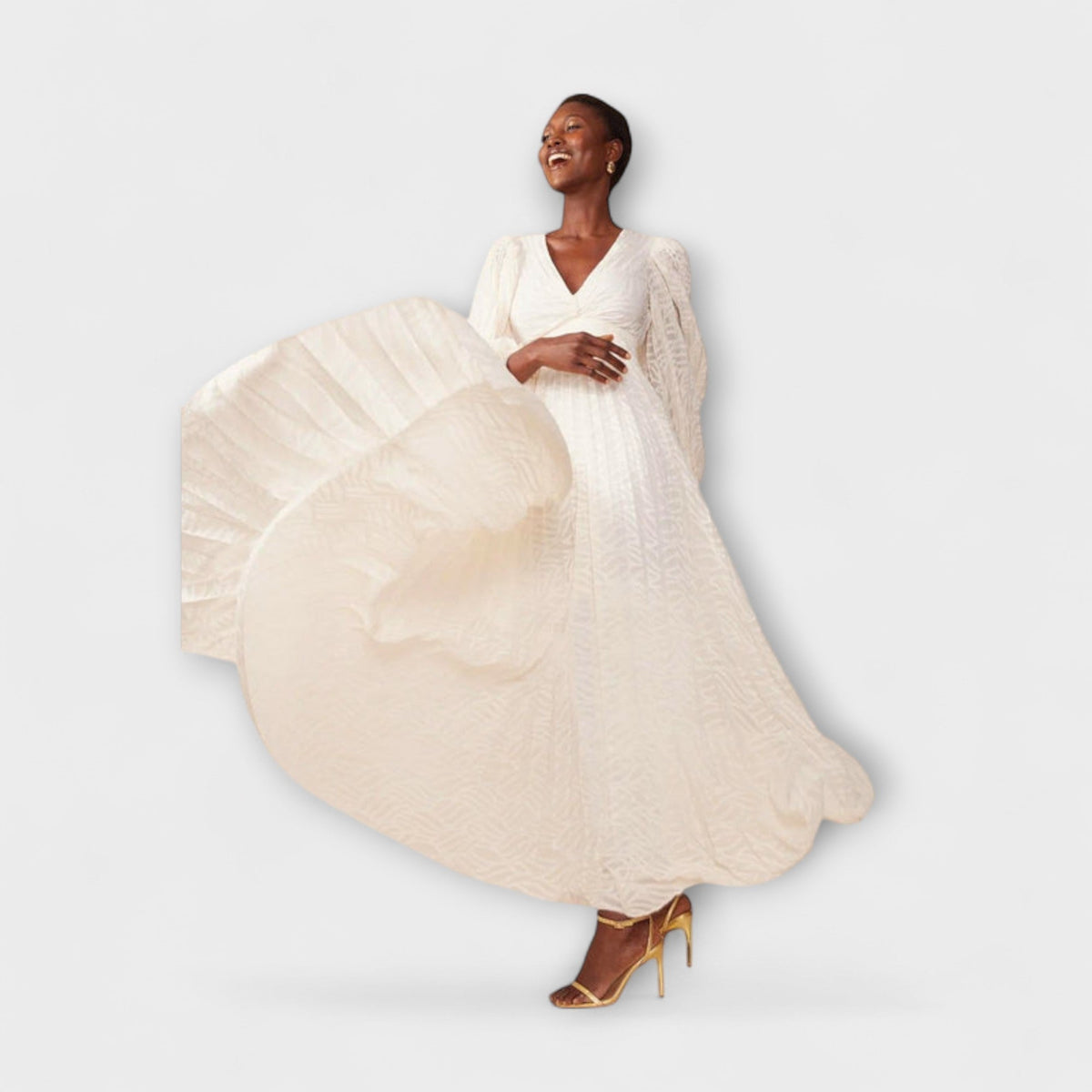 Elsa - Vestidos Maxi Crema de Alegoría