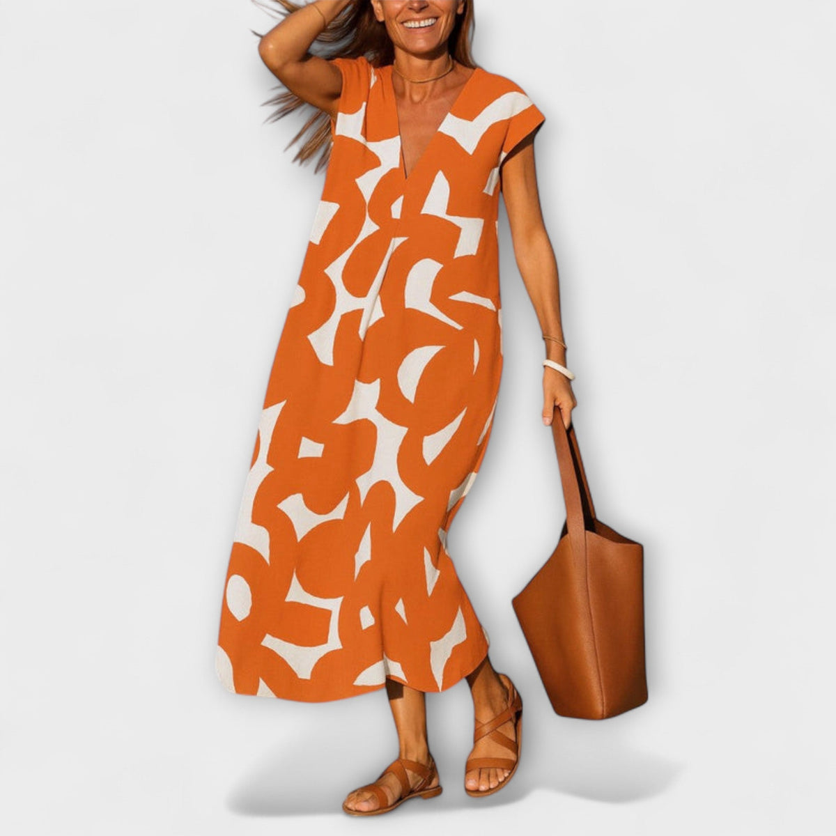 Linae – Vestido Lagana con escote en V
