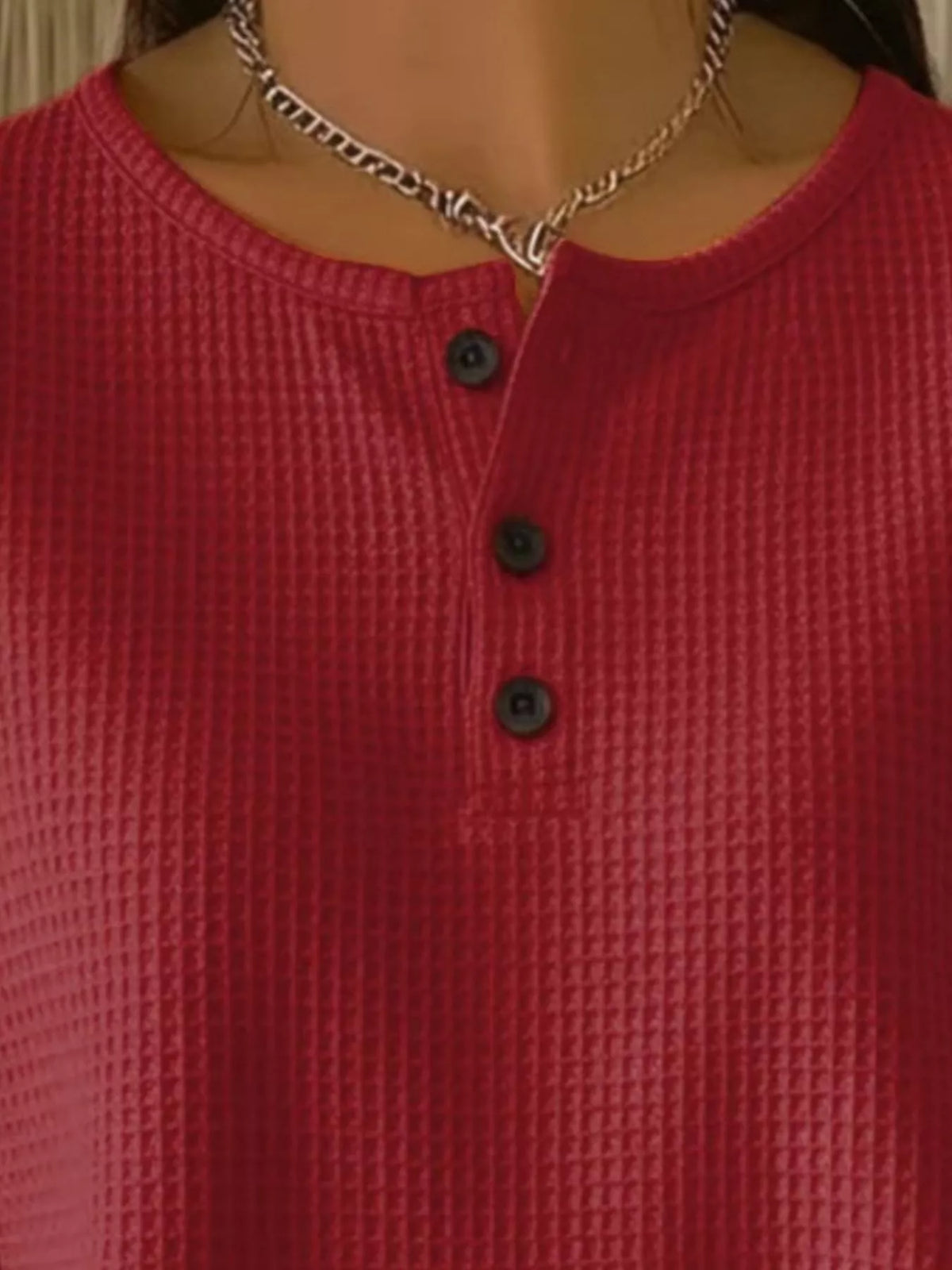 Adelina™ | Top de Tejido Waffle