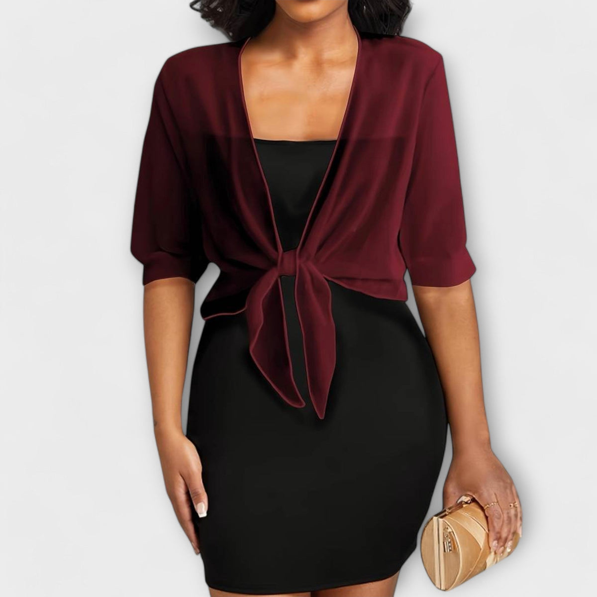 Olivia - Blusa con escote abierto