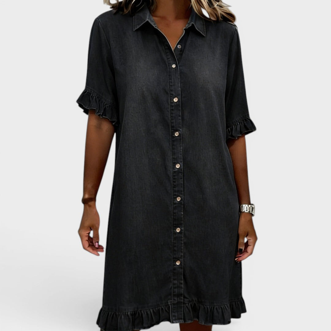 Camille™ | Vestido elegante de denim