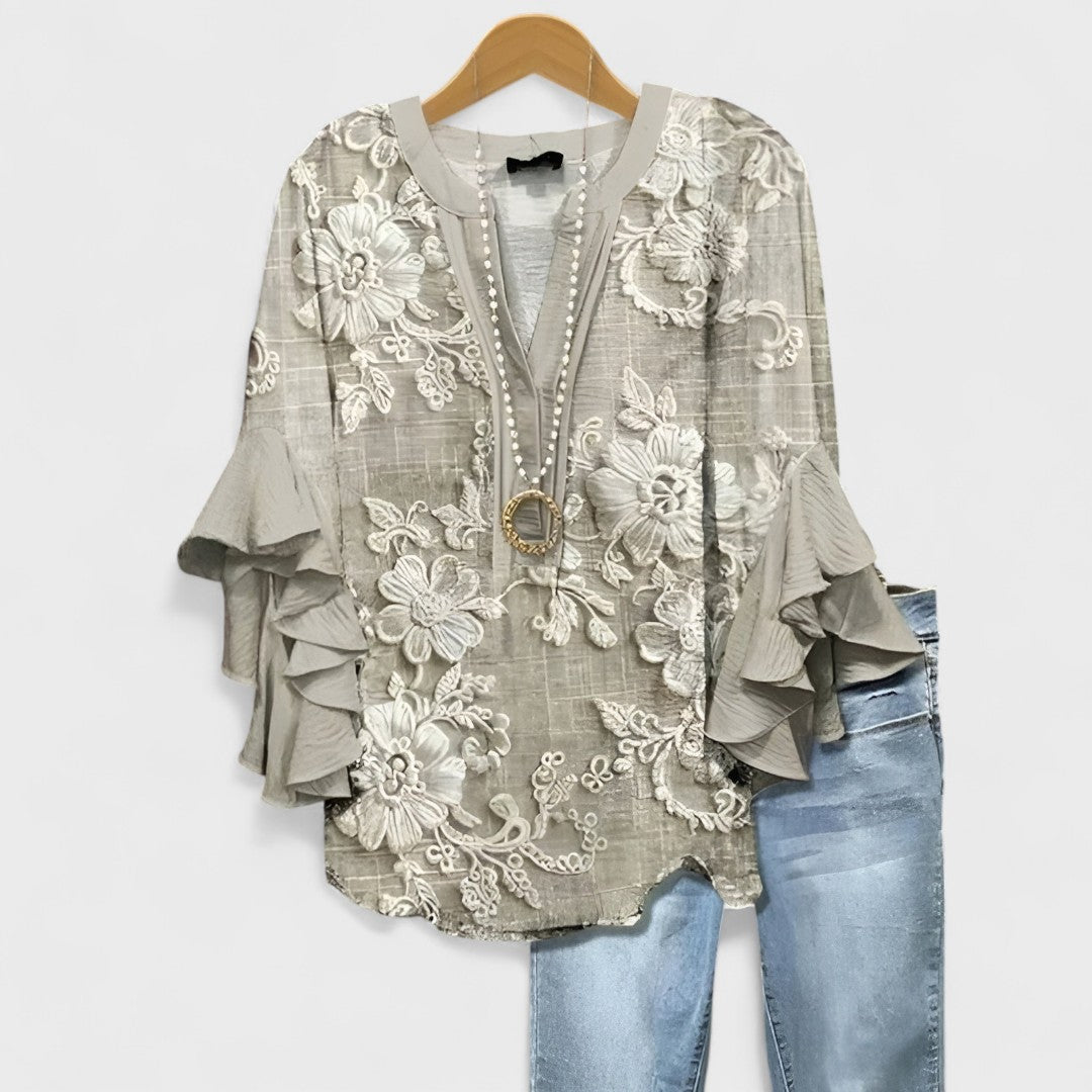 Elisabet - Blusa de verano ajustable