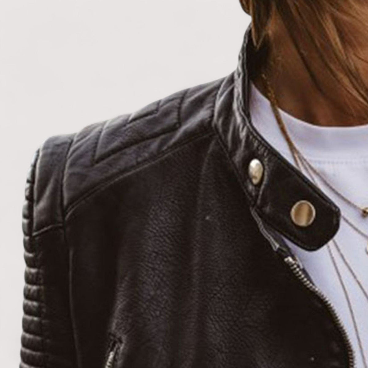 Anais™ | Elegante chaqueta de cuero