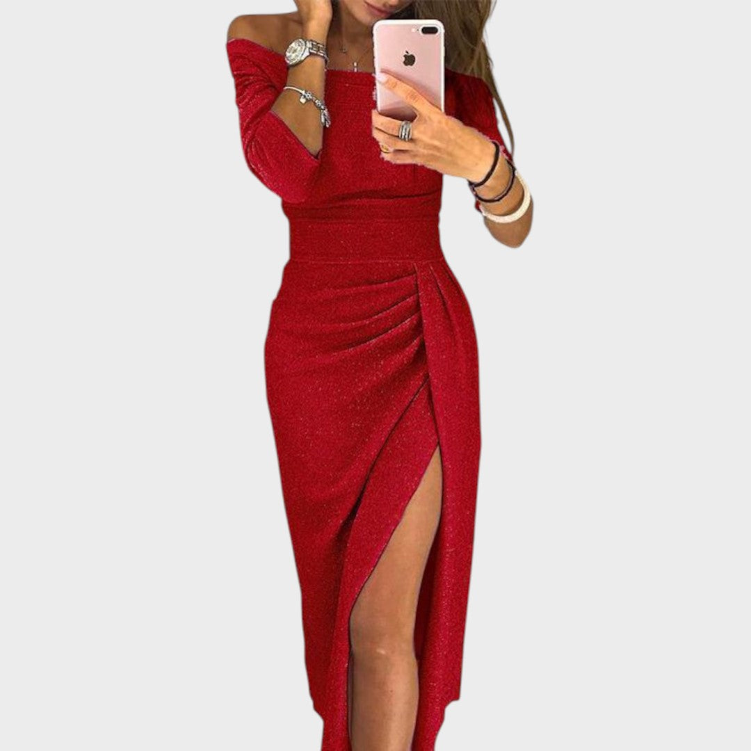 Mila - Vestido de Gala Sin Tirantes