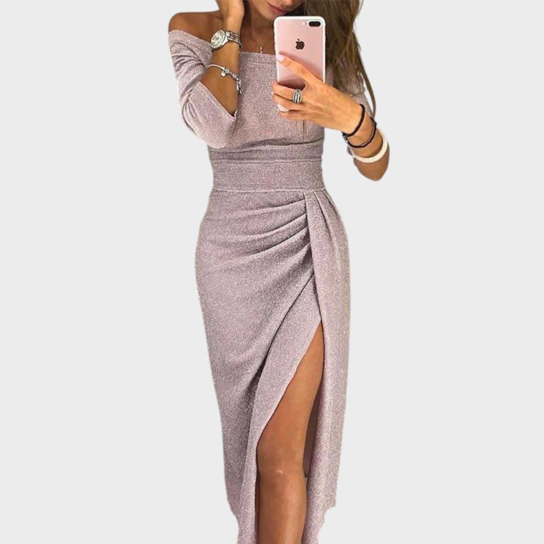 Mila - Vestido de Gala Sin Tirantes