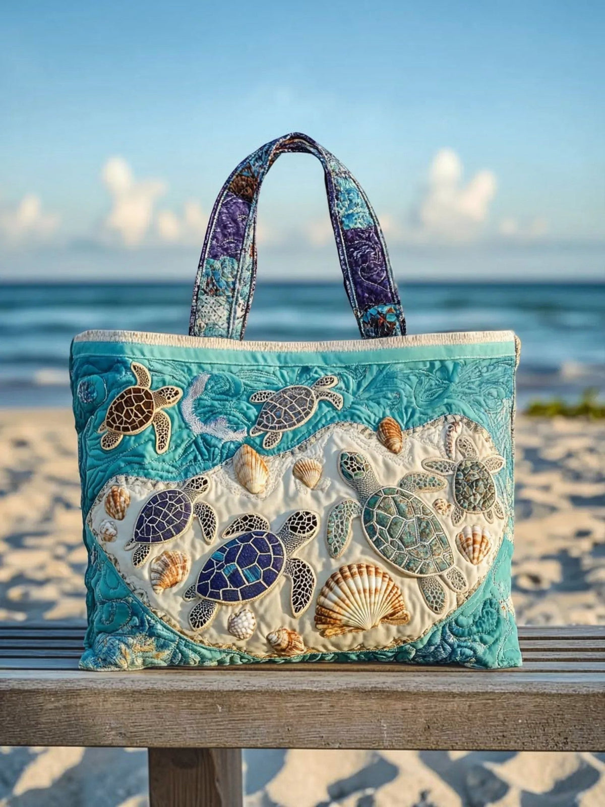Amor de Tortugas | Bolso Artesanal Acolchado