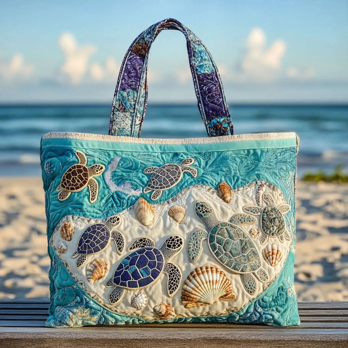 Amor de Tortugas | Bolso Artesanal Acolchado