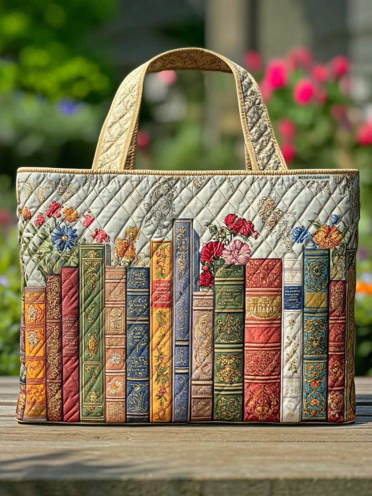 Biblioteca Encantada | Bolso Artesanal Acolchado