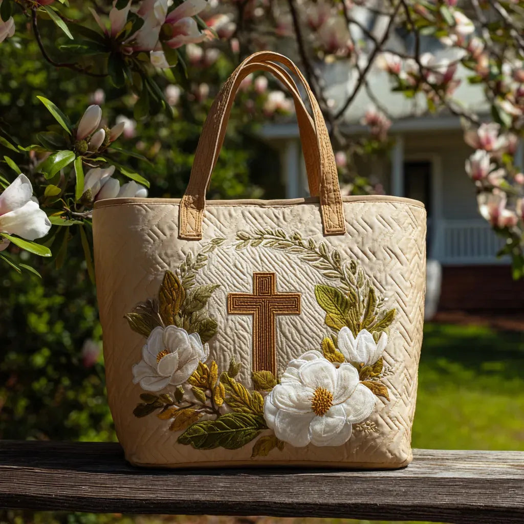 Cruz Sagrada | Bolso Artesanal Acolchado
