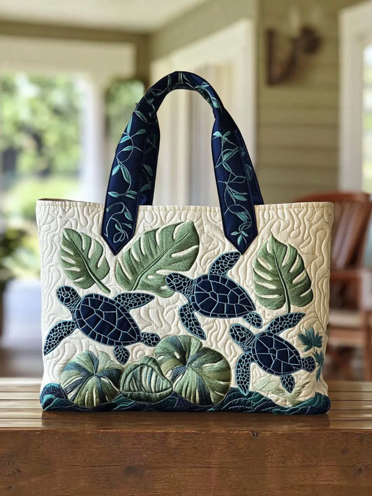 Tortuga Marina | Bolso Artesanal Acolchado