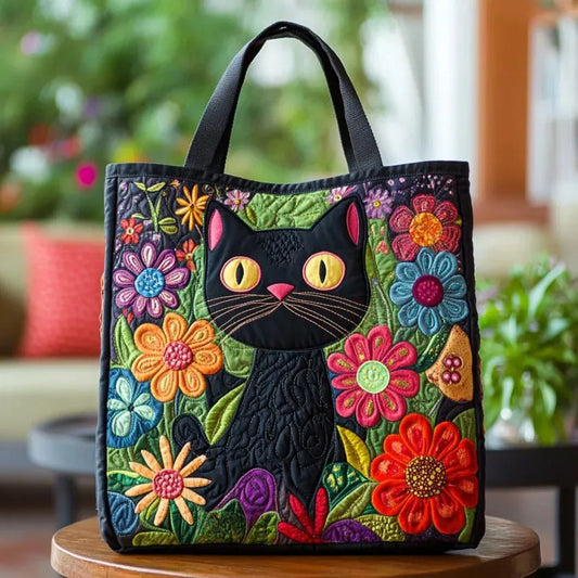 Gato Encantado | Bolso Artesanal Acolchado