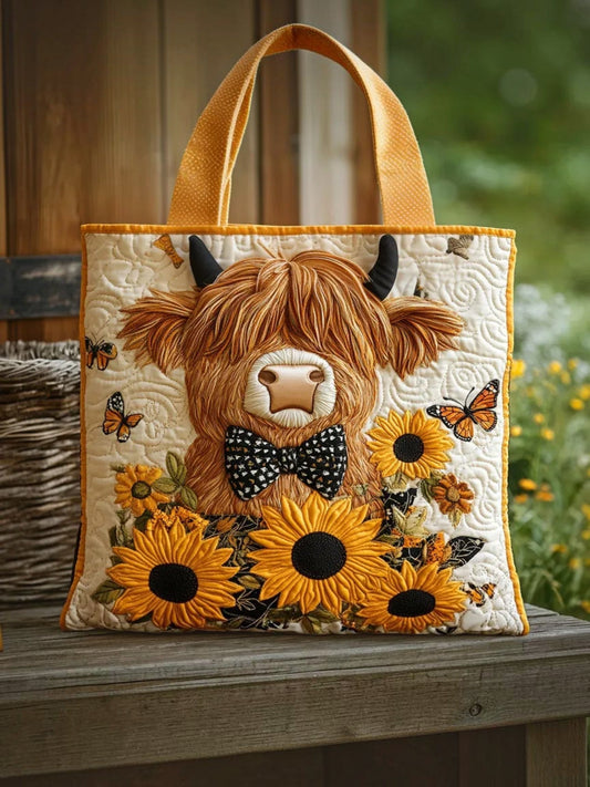 Vaca Escocesa | Bolso Artesanal Acolchado