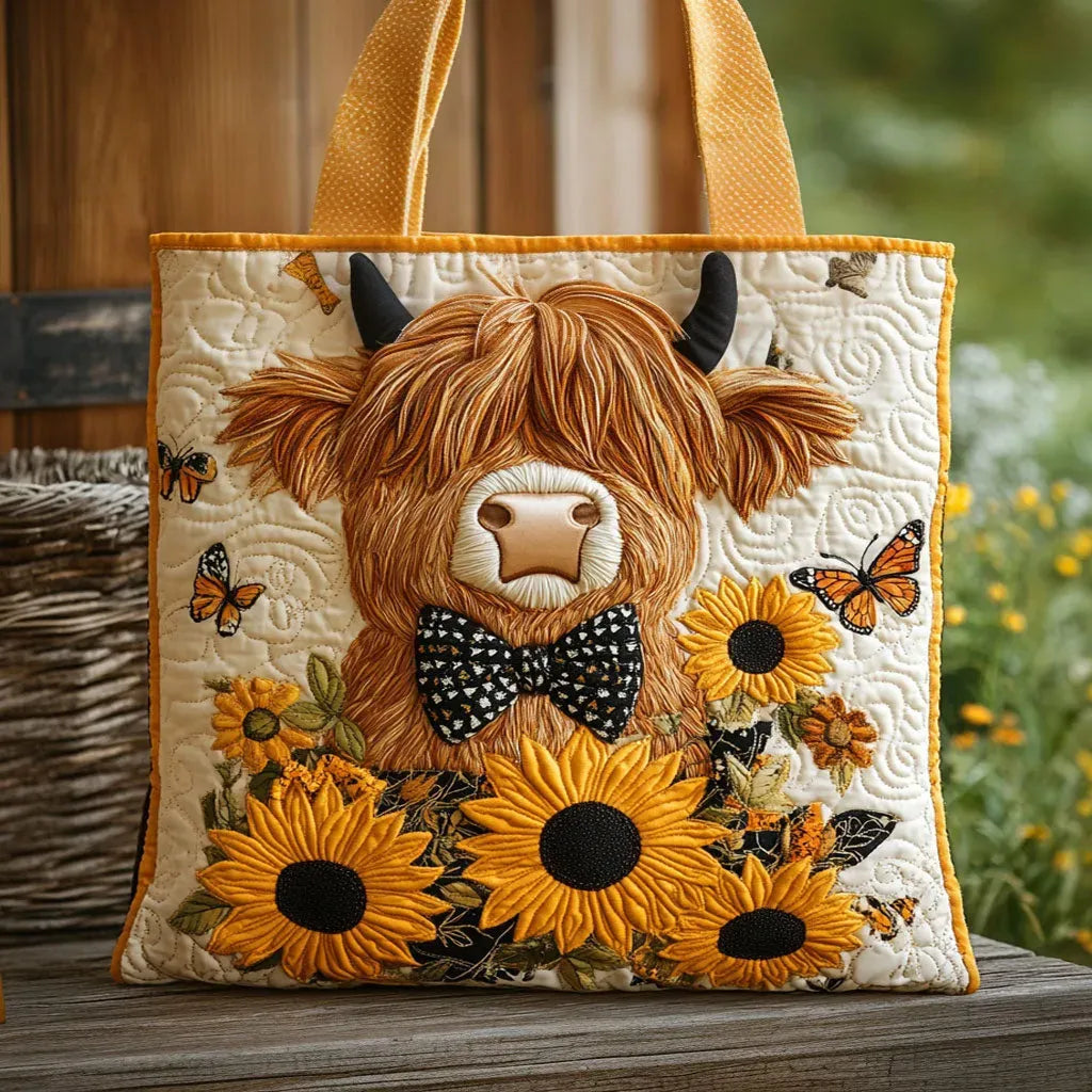 Vaca Escocesa | Bolso Artesanal Acolchado