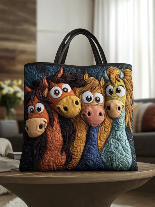 Ponis Juguetones | Bolso Artesanal Acolchado