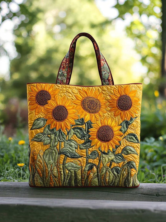 Girasoles | Bolso Artesanal Acolchado