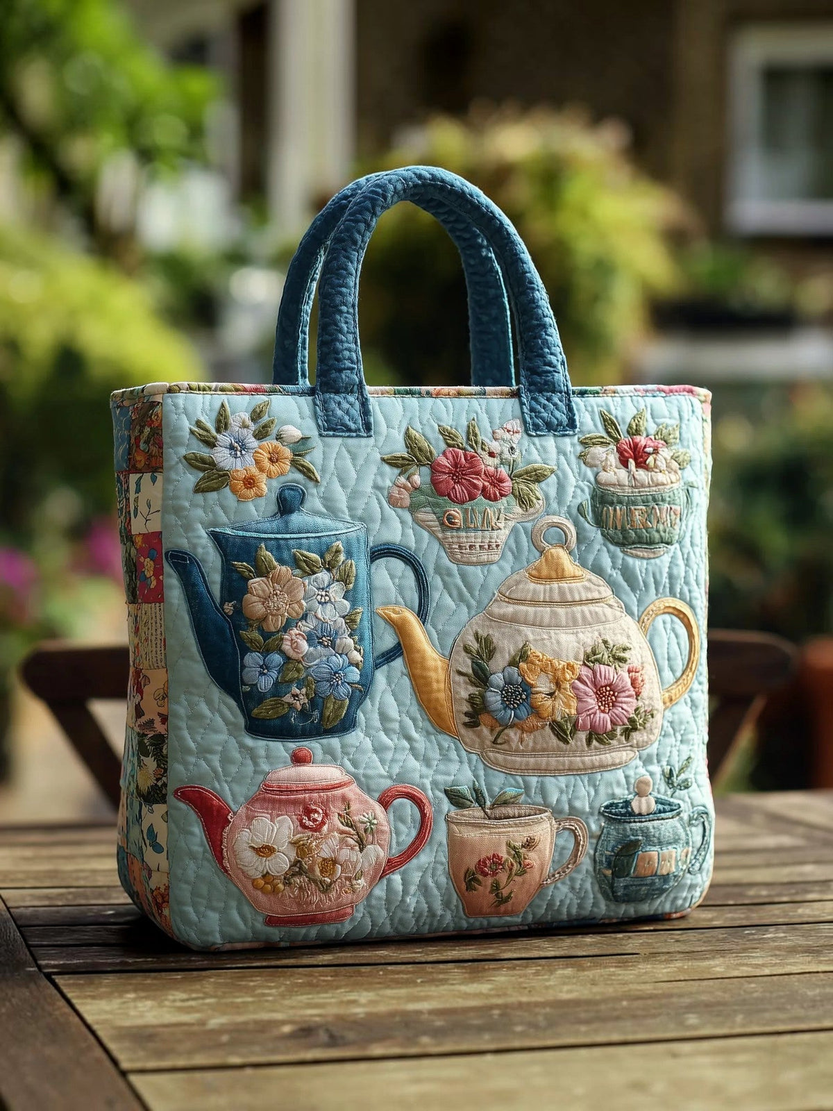 Jardín Silvestre | Bolso Artesanal Acolchado